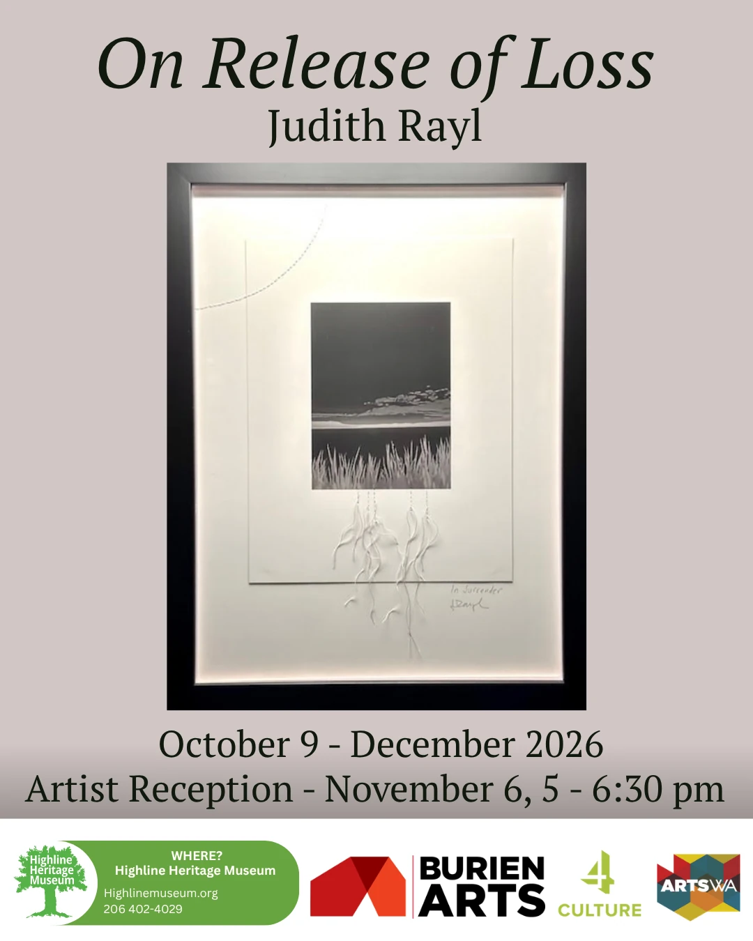 On Release of Loss - Artist Judith Rayl